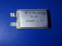 Аккумулятор Li-pol Shida 533048P 3,7v 600mAh-12С