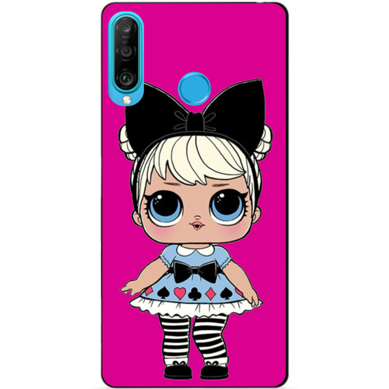 Силіконовий бампер чохол для Huawei P30 Lite з малюнком Лялька Lol