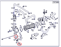 Прокладка трубки клапана EGR на Мерседес Спринтер 3.0CDI ELRING (Германия) 051202