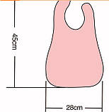Нагрудник, слинявчик на липучці для дітей з кишенькою для уловлювання їжі, фото 3