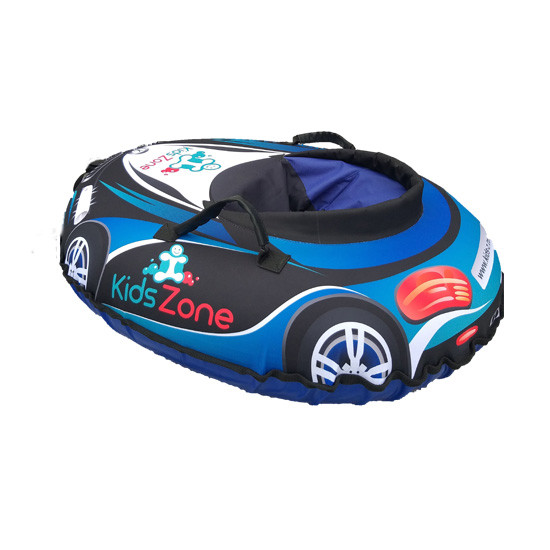 Тюбінг "RacingСars" автомобить машинка для дітей Надувні Санки Ватрушка з ПВХ синя