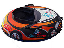 Тюбінг "RacingСars" автомобить машинка для дітей Надувні Санки Ватрушка з ПВХ помаранчева
