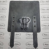 Декоративний хлястик для клапана 2*18. Колір "Сірий"., фото 2