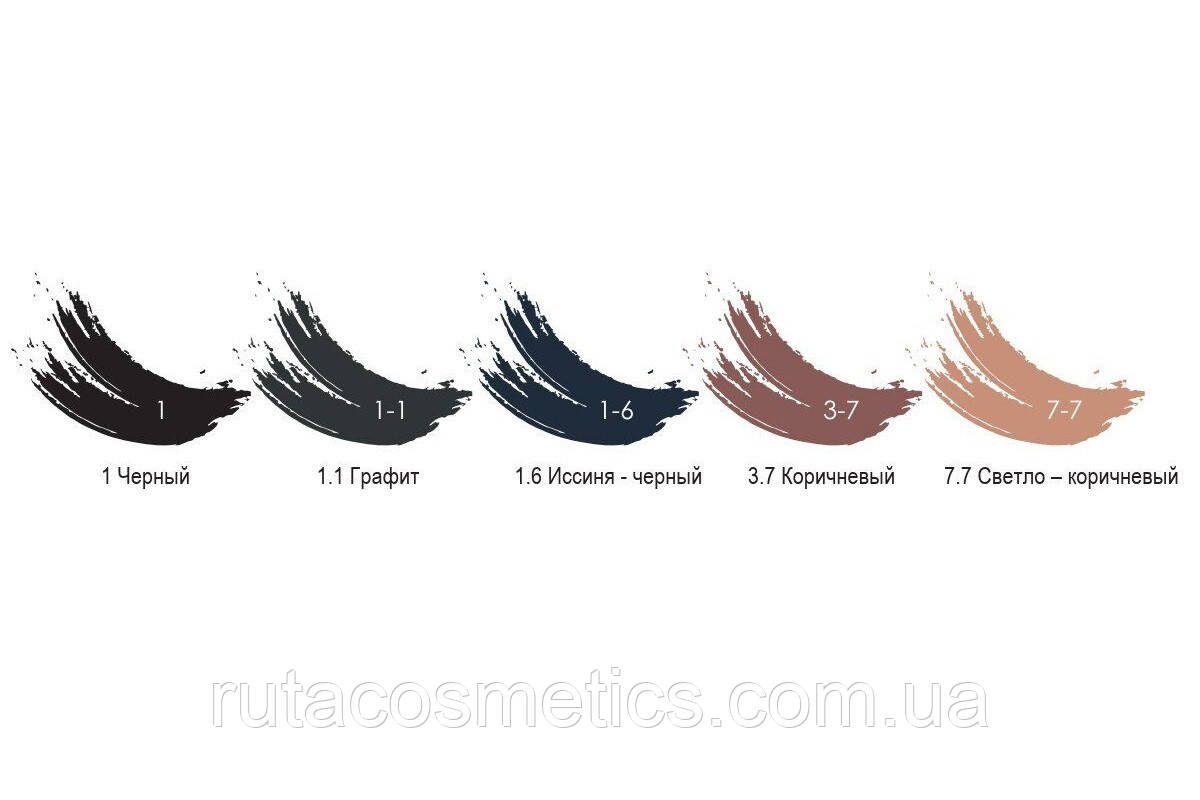 LeviSsime Краска для бровей и ресниц LEVISSIME LASH COLOR by NIRVEL 1-6 bluish black (иссиня-чёрный) - фото 3 - id-p592181165