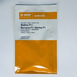 Насіння огірка Беттіна F1 (Nunhems), 500 насінин — раній ранньостиглий, тривалість (38-40 днів), партенокарпік