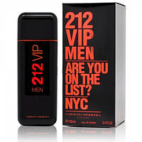 Туалетная вода мужская CAROLINA HERRERA 212 VIP Men Are You on the List Black 100 мл