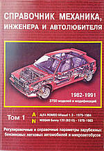 СПРЯЧИННИК МЕХАНІКУ,  
ІНЖЕНЕРА ТА АВТОЛЮБІТЕЛЯ  
1982 — 1991 рр.  
В 2-х томах  
3750 моделей і модифікацій