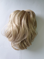Короткий шиньон на крабе Elegant 22 см блондин светло-пепельный