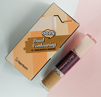 Хайлайтер + скульптор для обличчя Berrisom Oops Dual Contouring #01 Highlighter & Shading 3,5 г