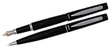 Набір ручок (перо + кишенька) чорний, у подарунковому футлярі Regal, фото 2