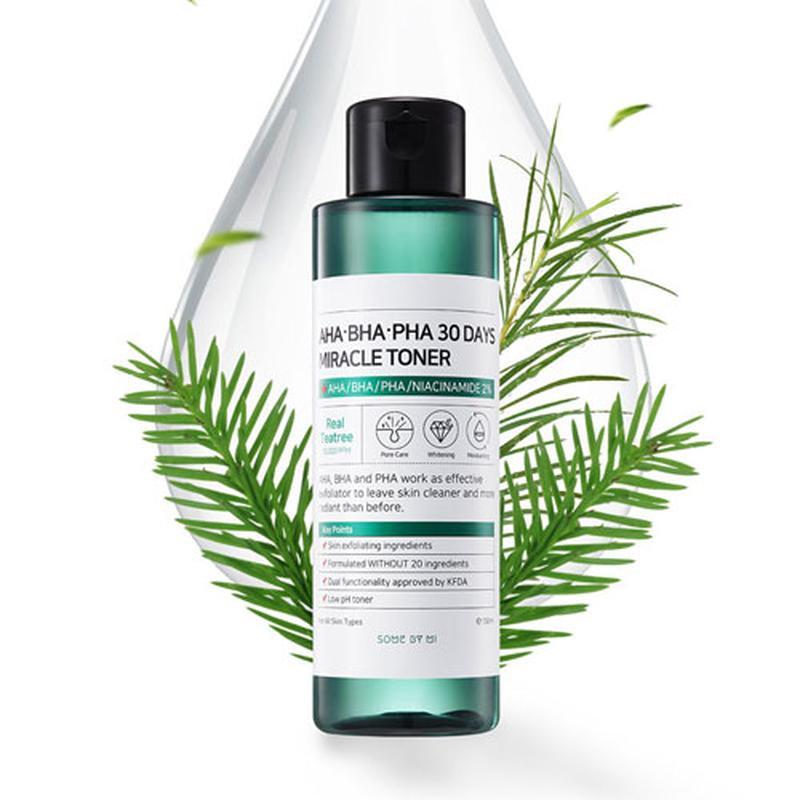 Лікувальний тонер для проблемної шкіри Somebymi AHA.BHA.PHA 30 Days Miracle Toner 150 мл