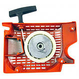 Стартер бензопили Алюмінієвий плавний пуск 4 зачіпки Goodluck 45-52, фото 2