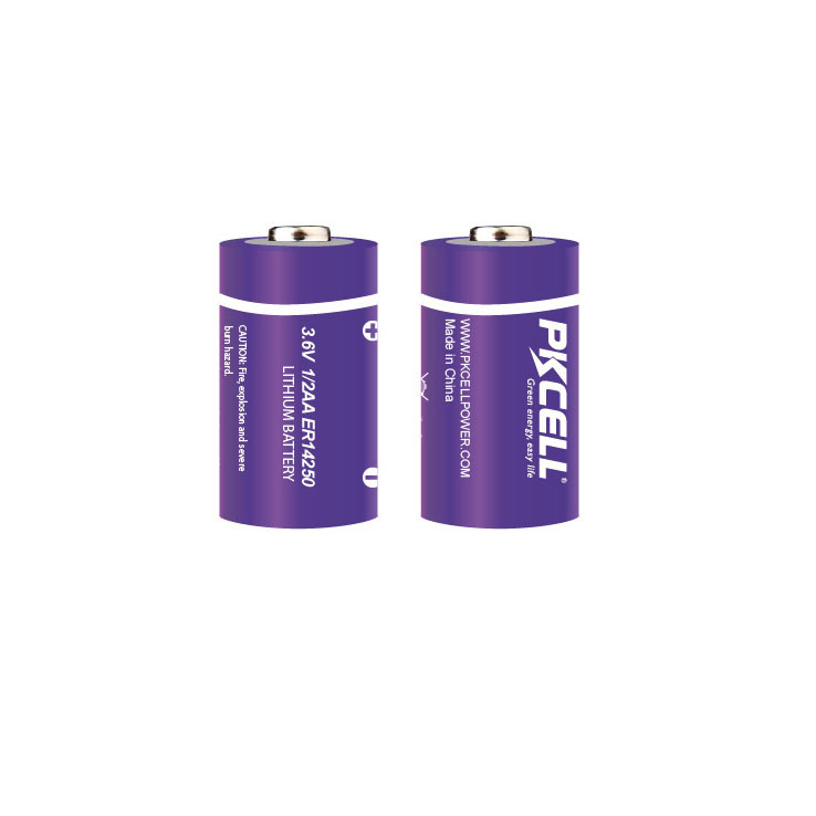 Літієва батарея PKCELL - ER14250 (CR14250), 1/2 AA Size 3.6V 1200 mAh, Li-SOCl2