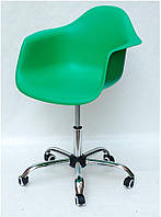 Кресло Leon Office зеленый 47, дизайн Eames Plastic Armchair PACC Office Chair