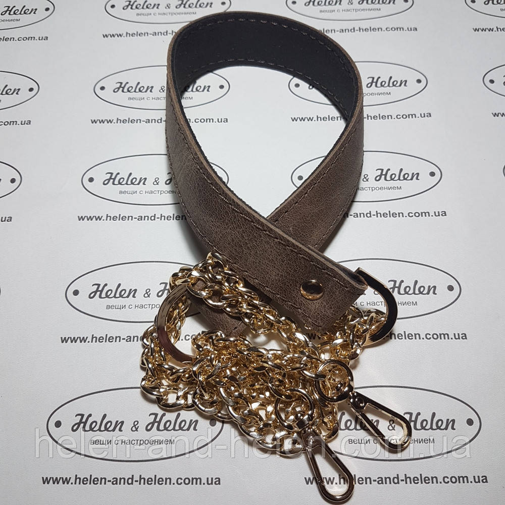 Ручка комбінована на ланцюзі. Колір "Сафарі"., фото 1