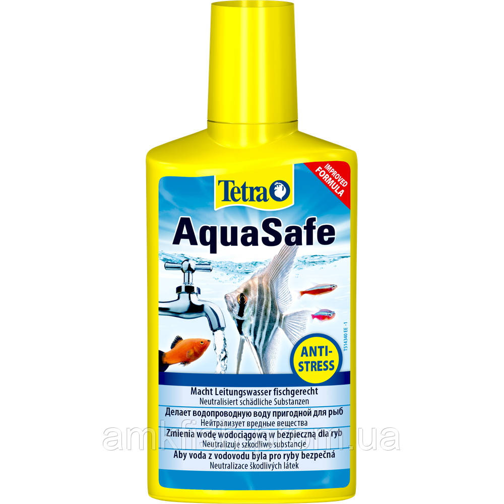 Tetra AquaSafe препарат для подготовки воды в аквариум 500мл - фото 1 - id-p58011341