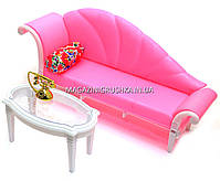 Дитяча іграшкова меблі Глорія Gloria для ляльок Барбі Вітальня 96010. Облаштуйте ляльковий будиночок, фото 4