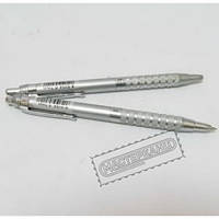 Ручка подарункова синя кулькова автоматична B-029А 0.7 мм у блістері Josef Otten Premium сірий метал