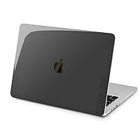 Чехол пластиковый для Apple MacBook (Старый черный логотип Apple) Air Pro Retina 11/12/13/15/16,