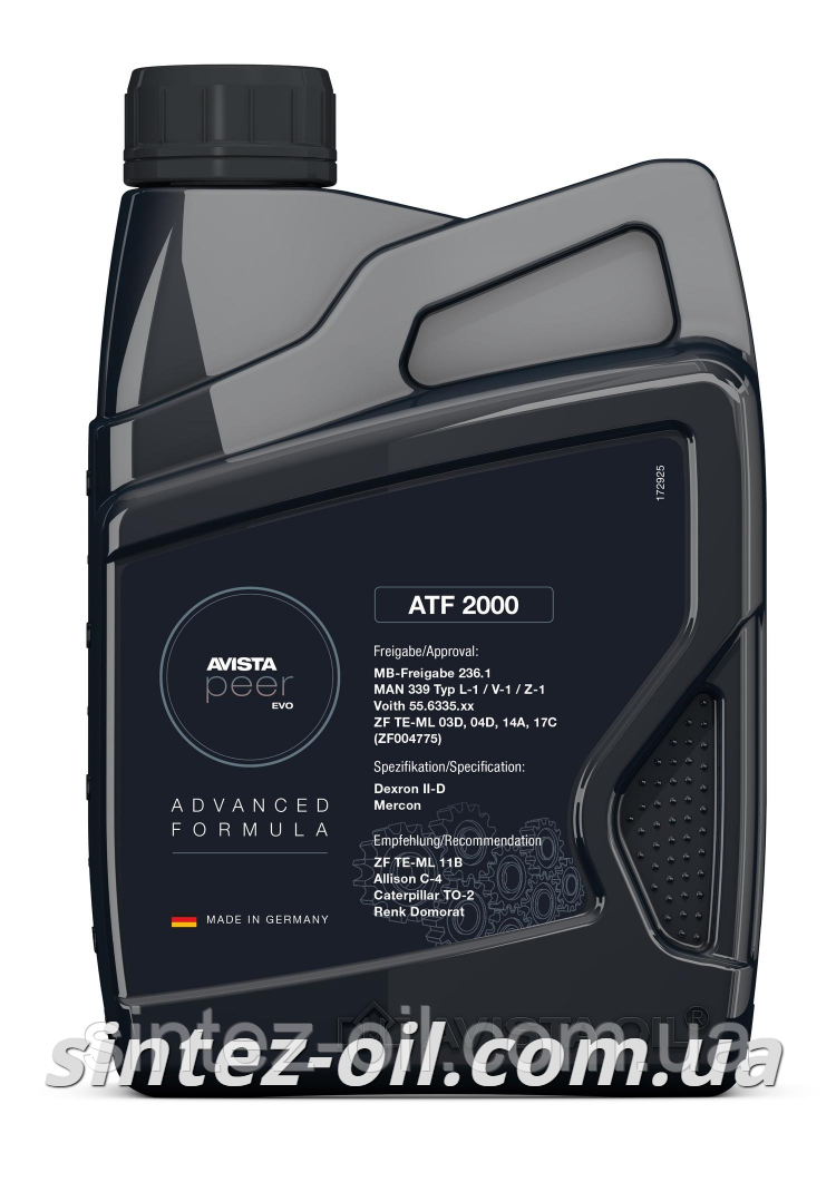 AVISTA peer EVO ATF 2000 (1л) Трансмісійна олива