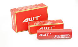 Високострумовий акумулятор AWT 18650 3000 mAh 3,7V 40A (набір 2 акумулятори)