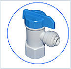 Кульовий кран для резервуара ОО, з'єднання 1/4" РВ x 1/4" JG, під шланг — тип 2.