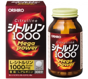 ORIHIRO Цитруллин Мега Пауэр 1000 + аргинин, витамины, цинк, селен 240 таб.