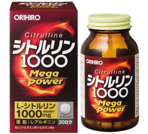 ORIHIRO Цитрулін Мега Пауер 1000 + аргінін, вітаміни, цинк, селен, 240 таблеток