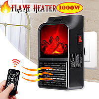 Нагрівач Flame Heater тепловентилятор дистанційний з LCD-дисплеєм 1000W