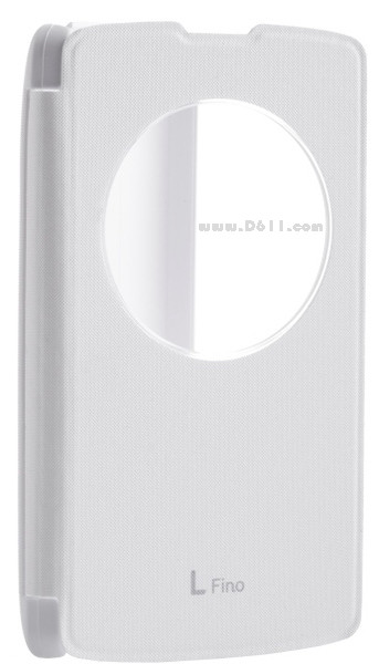 Чохол LG VOIA Window Flip Case для LG L70+ (L Fino/D295) white [ДЕФЕКТ УПАКОВКИ]