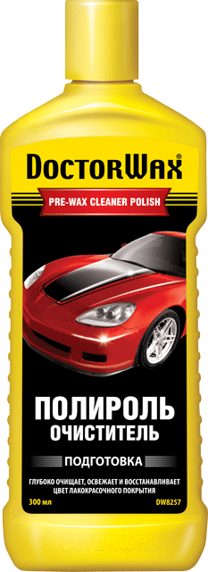 Автомобільна поліроль-очисник DoctorWax DW8257/300 мл PRE-WAX CLEANER POLISH