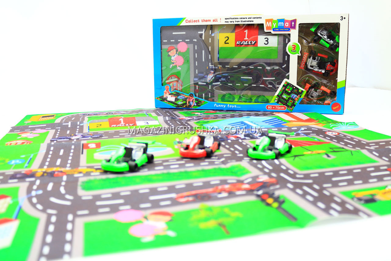 Ігровий килимок c машинками 528-7A, фото 1