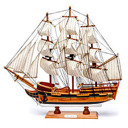 Модель парусного корабля Bounty з дерева 50 см S5005
