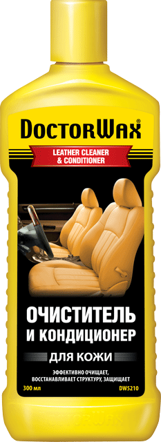 Очисник-кондиціонер для шкіри DoctorWax DW5210 / 300 мл LEATHER CLEANER & CONDITIONER