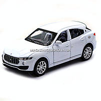 Машинка іграшкова Автопром «Maserati levante», 14 см, світло, звук, двері відчиняються, білий (7641), фото 4