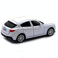 Машинка іграшкова Автопром «Maserati levante», 14 см, світло, звук, двері відчиняються, білий (7641), фото 7