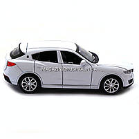 Машинка іграшкова Автопром «Maserati levante», 14 см, світло, звук, двері відчиняються, білий (7641), фото 8