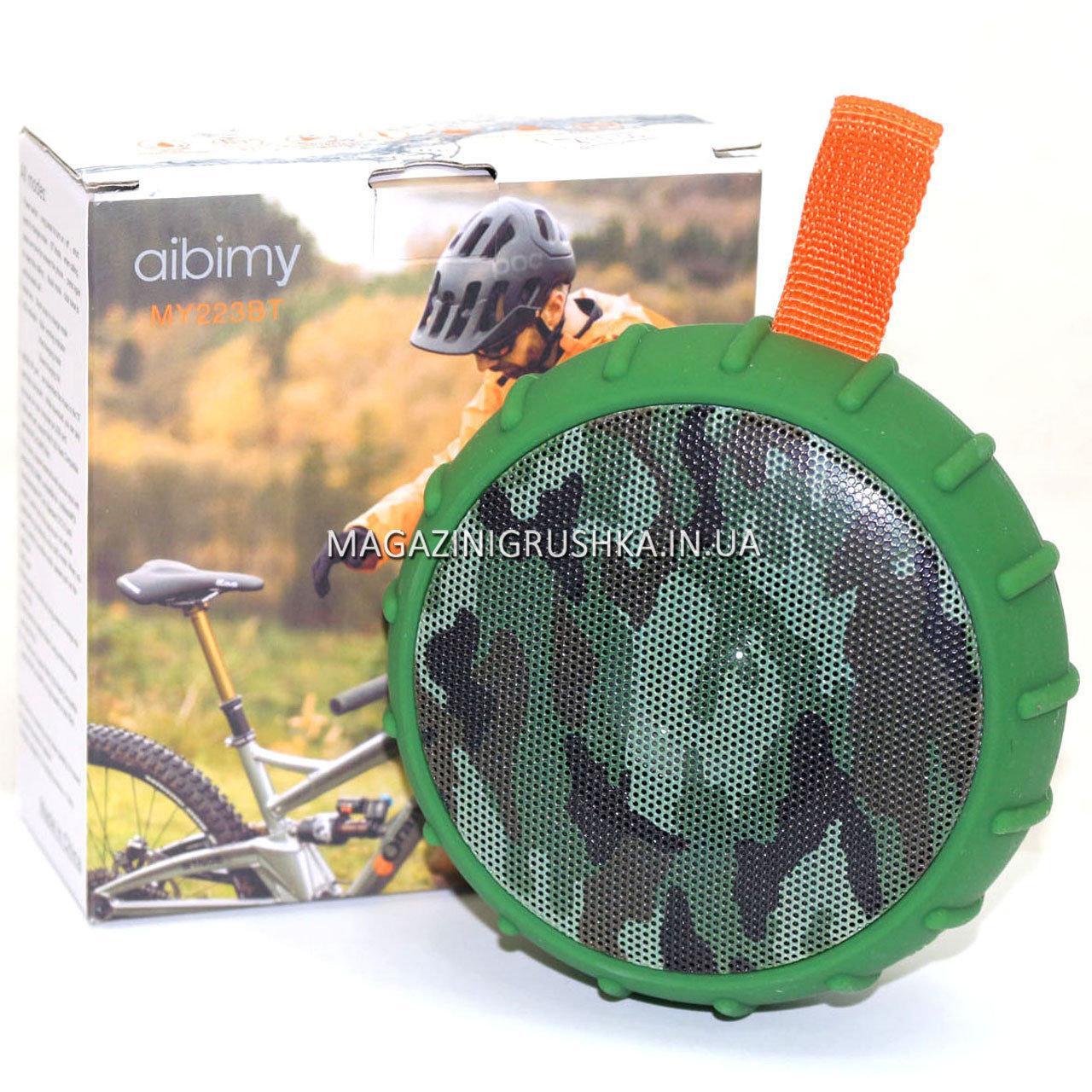 Водонепроникна музична колонка MY223BT Хакі, фото 1