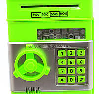 Сейф-скарбничка Салатовий, фото 2