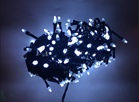 Гирлянда чорний конус LED 100 білий