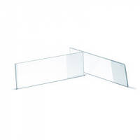 Скло предметне Волес зі шліфованим краєм, одна смуга з однієї сторони 7105 50 шт/уп