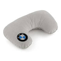 Подушка подголовник BMW светло-серый