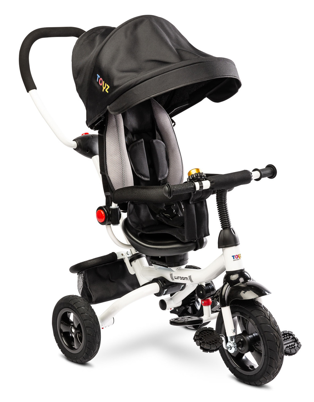 Дитячий триколісний велосипед Caretero (Toyz) Wroom Black