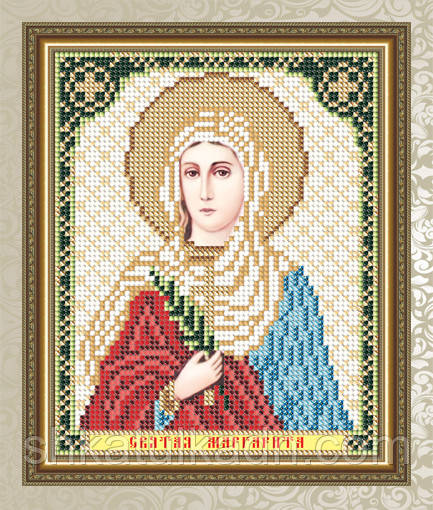 Схема для вишивки бісером іменна Маргарита