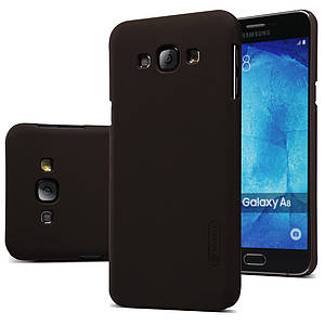 Чохол Nillkin для Samsung Galaxy A8 A8000 коричневий (+плівка)