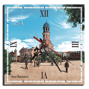 Годинник 29х29 див. м. Івано-Франківськ