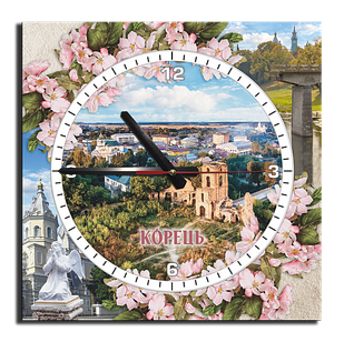 Годинник 29х29 див. м. Корець