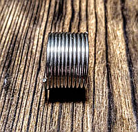 Проволока с памятью цвет серебро проволока 0,8 мм диаметр кольца 26 мм для колец 10 витков
