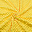 Відріз плюшу minky жовтого кольору, розмір 100*80 см, фото 3