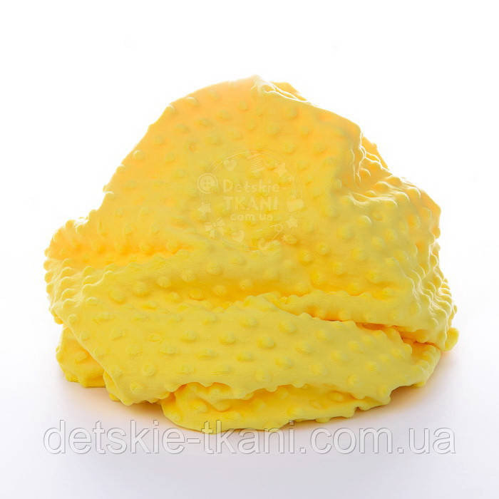 Плюш minky жовтого кольору, щільність 350 г/м2